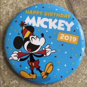 New Disney Happy Birthday Mickey 2019 button